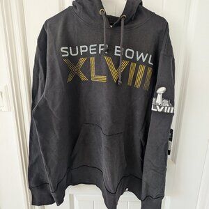 NWT Super Bowl XLVII NFL SB48 Striker Pullover Hoodie